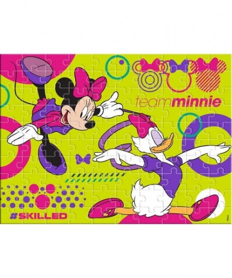 Παζλ Χρωματισμού 2 όψεων Minnie Mouse Luna